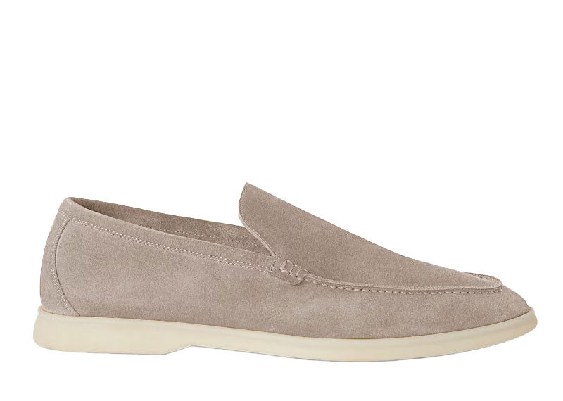 Loro Piana Summer Walk Loafer Suede Classic Beige