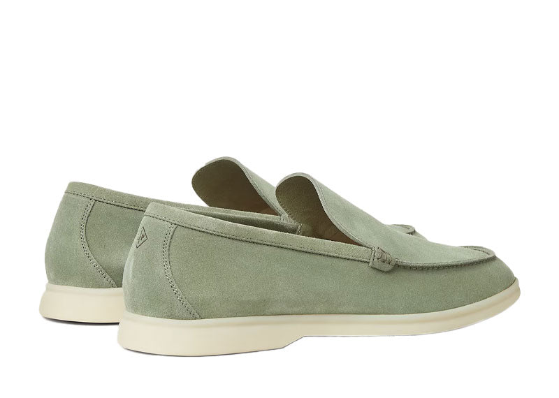 Loro Piana Summer Walk Loafer Suede Shamrock