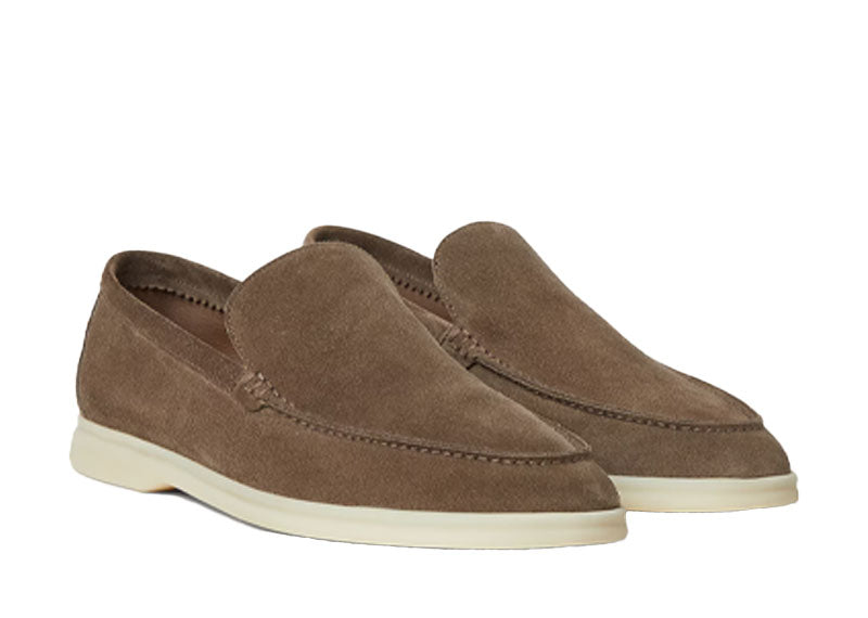 Loro Piana Summer Walk Loafer Suede Canteen