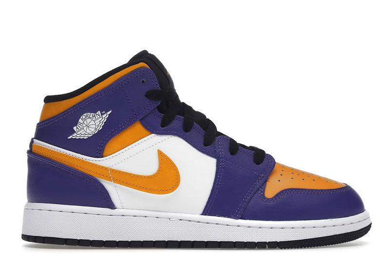 Jordan 1 Mid Lakers (2022) (GS)