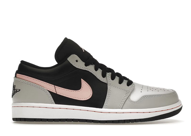 Jordan 1 Low Black Grey Pink