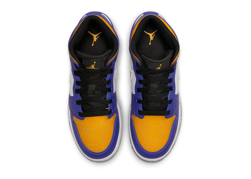 Jordan 1 Mid Lakers (2022) (GS)