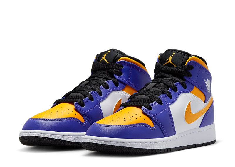 Jordan 1 Mid Lakers (2022) (GS)