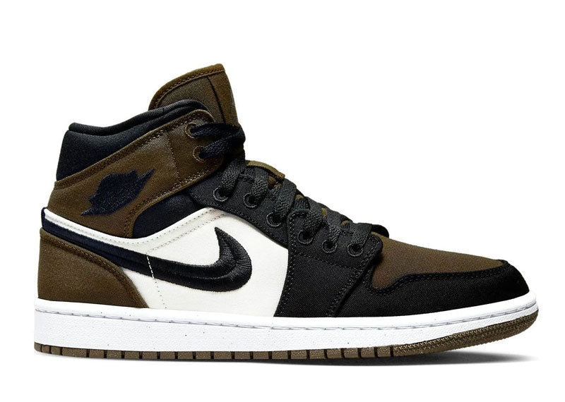 Jordan 1 Mid Olive Toe (Women's)