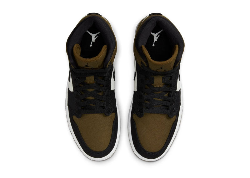 Jordan 1 Mid Olive Toe (Women's)