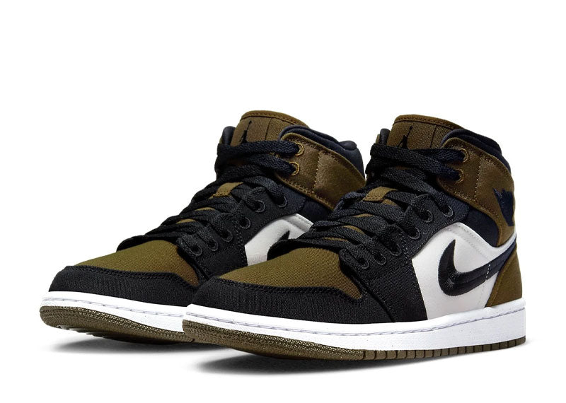 Jordan 1 Mid Olive Toe (Women's)
