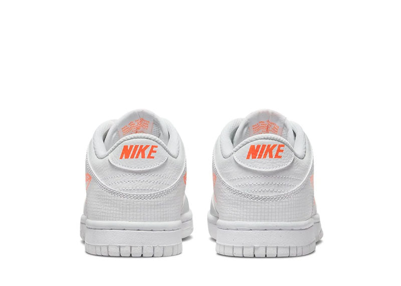 Nike Dunk Low SE 3D Swoosh Pure Platinum Total Orange (GS)