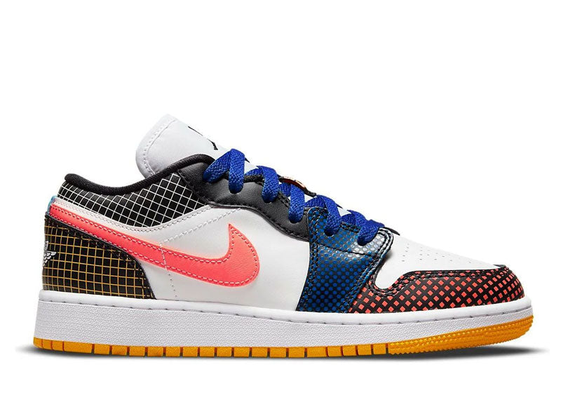 Jordan 1 Low MMD Multi-Color Grid (GS)