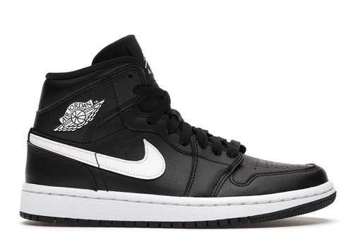 Jordan 1 Mid Black White (Women's)