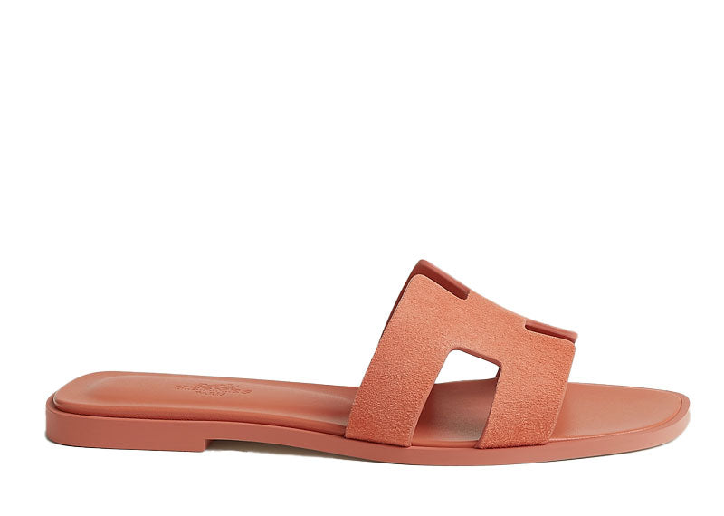 Hermes Oran Sandal Rose Bubinga