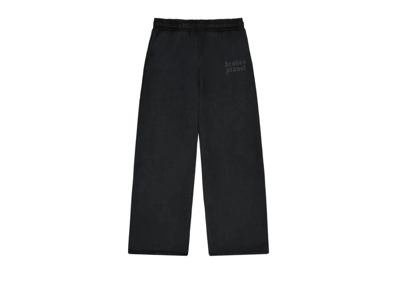 Broken Planet Basics Straight Leg Sweatpants Midnight Black