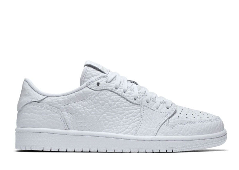 Jordan 1 Retro Low Swooshless Triple White (2025)