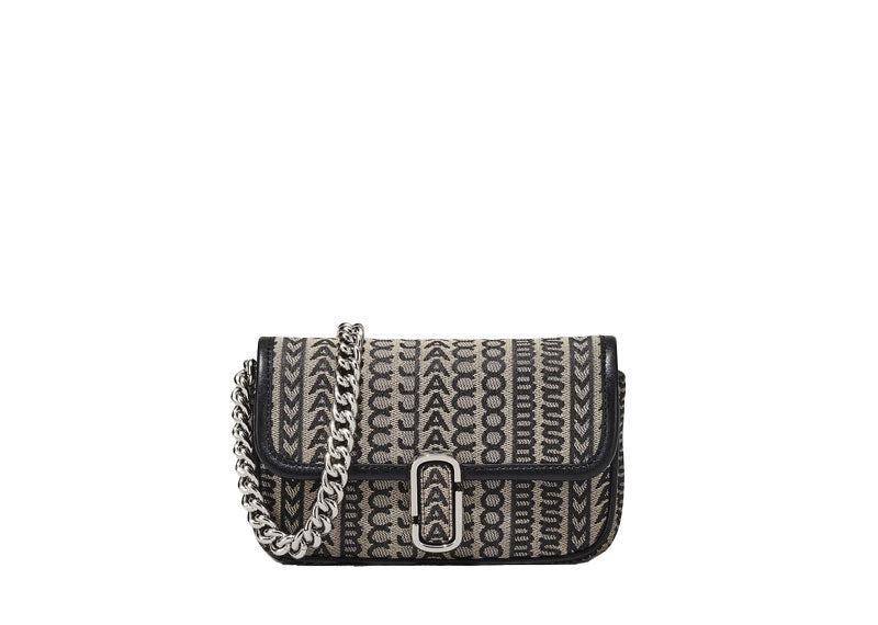Marc Jacobs 'The Monogram J Marc Mini' Bag Taupe & Black
