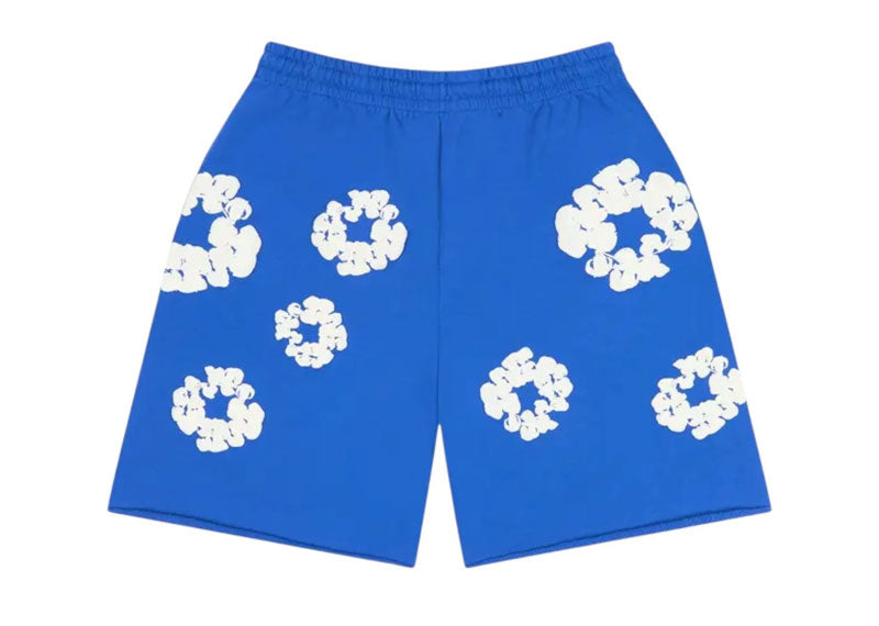 Denim Tears Cotton Wreath Shorts Blue