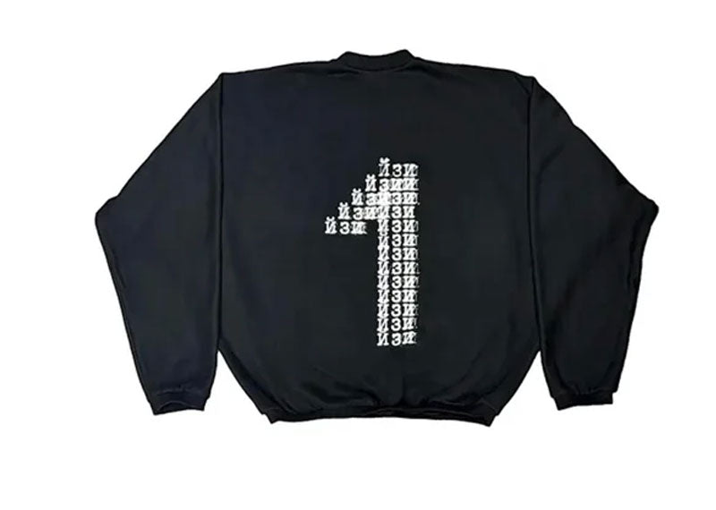 Yeezy SZN X Shanghai Exclusive Crewneck Black