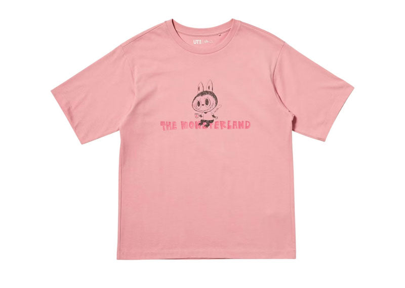 Uniqlo x POP MART THE MONSTERS Women's UT Graphic T-Shirt Pink