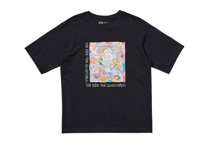 Uniqlo x POP MART THE MONSTERS Women's UT Graphic T-Shirt Black
