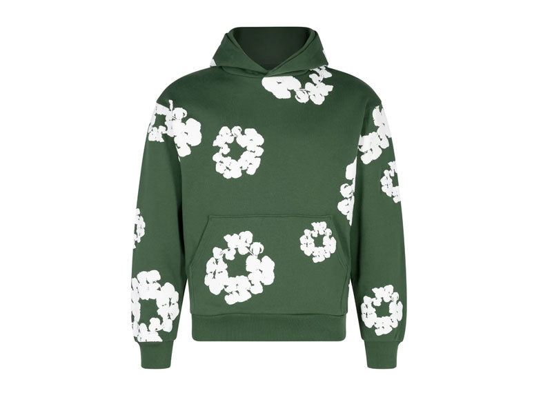 Denim Tears The Cotton Wreath Hooded Sweatshirt Green