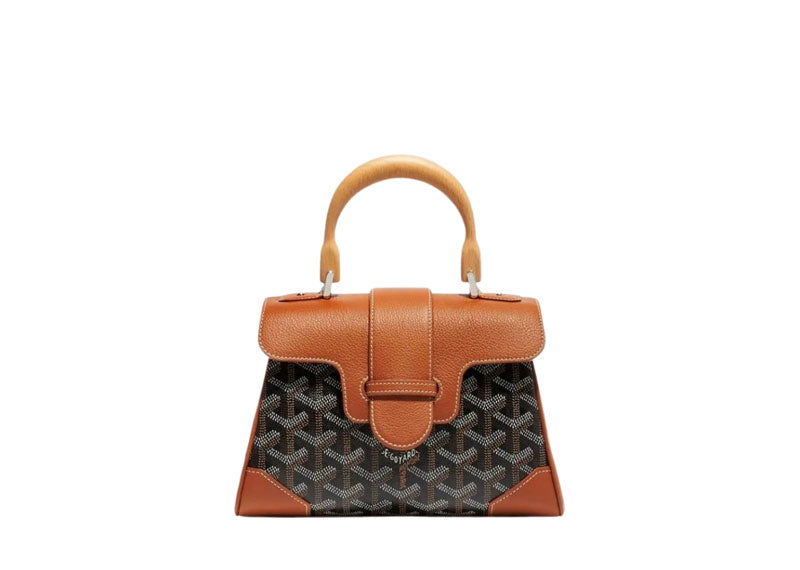 Goyard Saigon Souple Mini Bag Black/Tan
