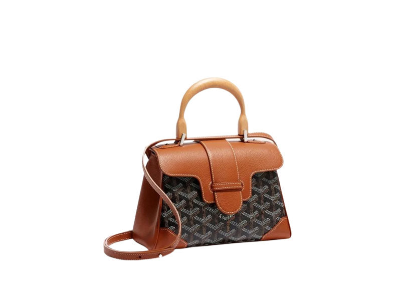 Goyard Saigon Souple Mini Bag Black/Tan