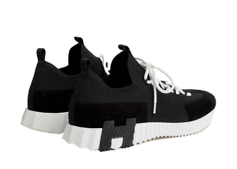 Hermes Lift Slip-On Sneaker Noir / Blanc