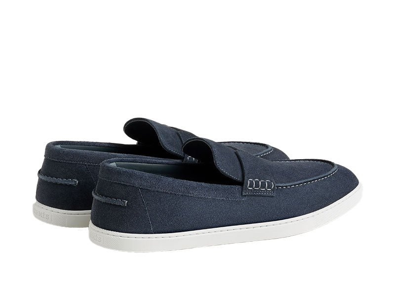 Hermes Job Loafer Bleu Celeste