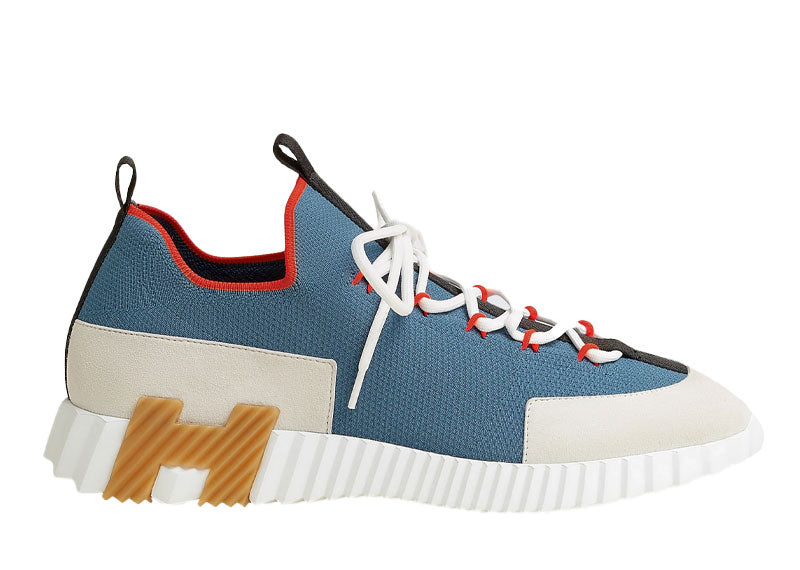 Hermes Lift Slip On Sneaker Multicolore Bleu Turquin