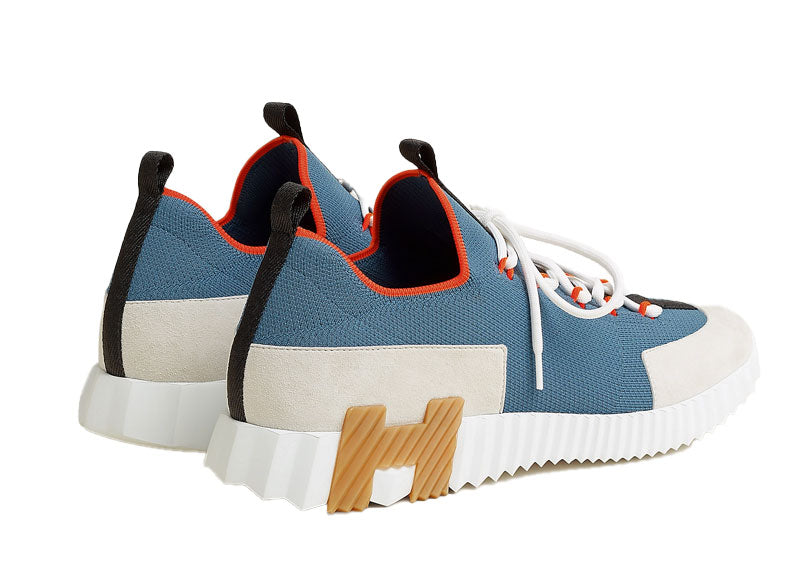 Hermes Lift Slip On Sneaker Multicolore Bleu Turquin
