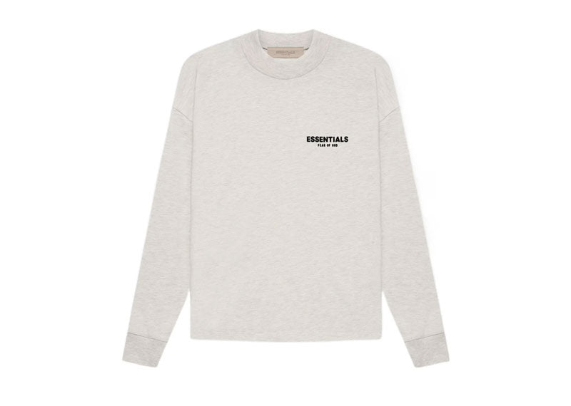 FEAR OF GOD Essentials L/S T-Shirt (SS22) Light Oatmeal (2)