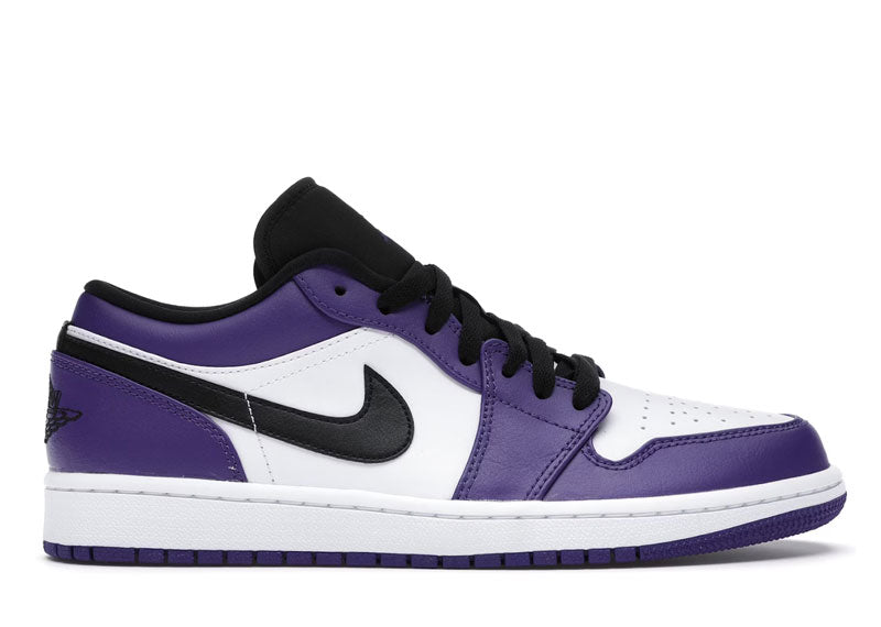 Jordan 1 Low Court Purple White