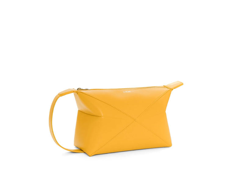 Loewe Puzzle Fold Wash Bag Sunflower