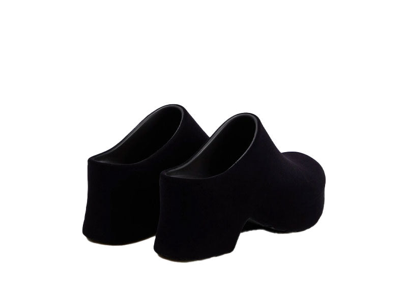 Loewe Terra Foam Clog Black Suede Ankle