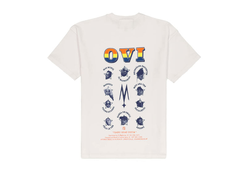 TSHEPO OVI Sound System T-Shirt White