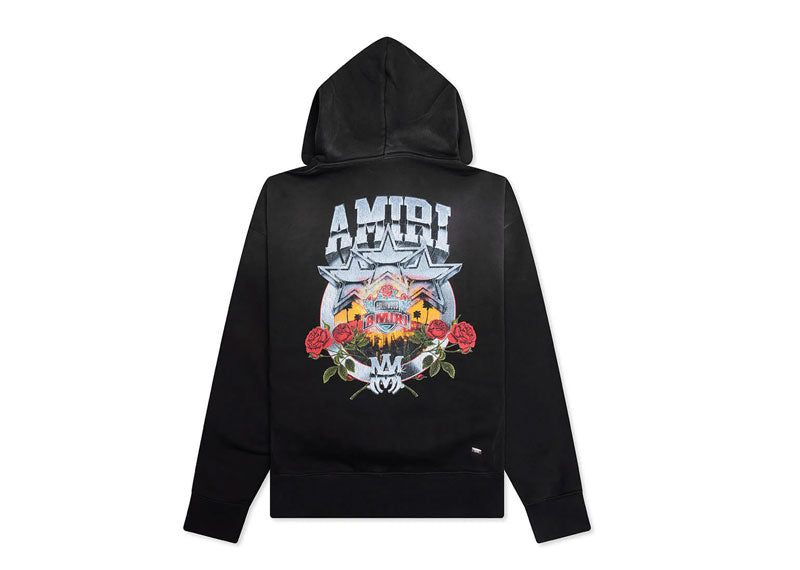 Amiri Championship Hoodie Washed Black
