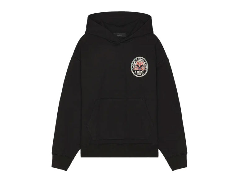 Amiri Eagle Oversized Hoodie Black