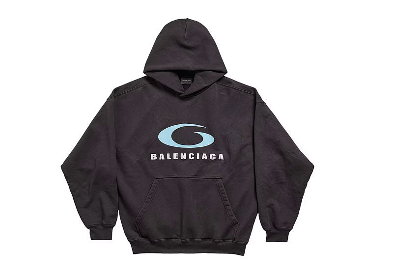 Balenciaga loop Sports Icon Hoodie Black
