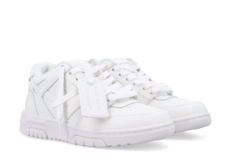 OFF-WHITE Out Of Office OOO Low Tops Triple White