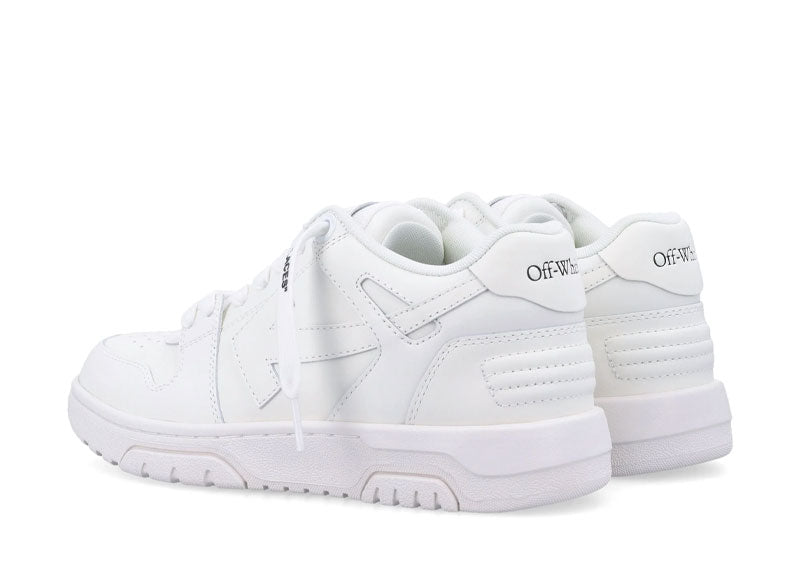 OFF-WHITE Out Of Office OOO Low Tops Triple White