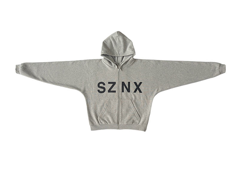 Yeezy SZN x Shanghai Exclusive Zip-Up Hoodie Grey
