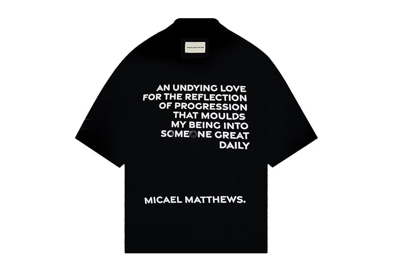 Micael Matthews Undying Love T-Shirt Black