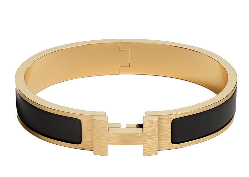 Hermes Clic HH Bracelet Noir Mat