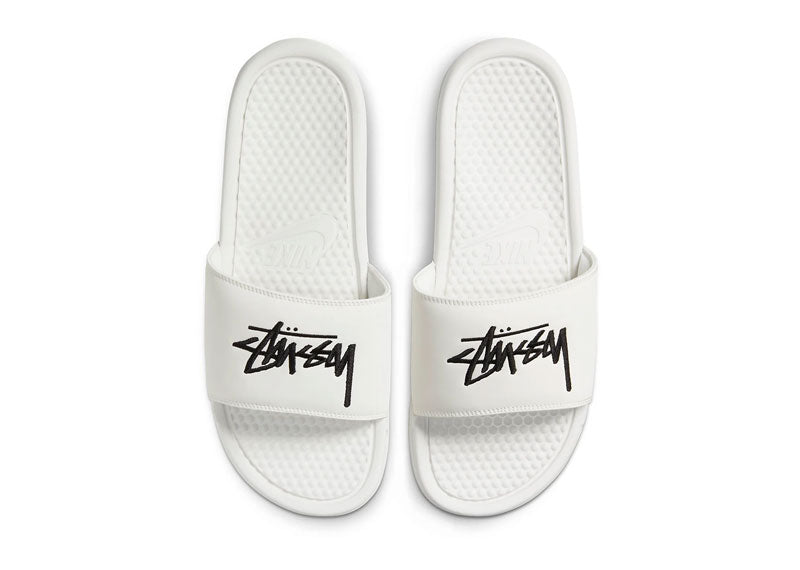 Nike Benassi Stussy Slide Cream