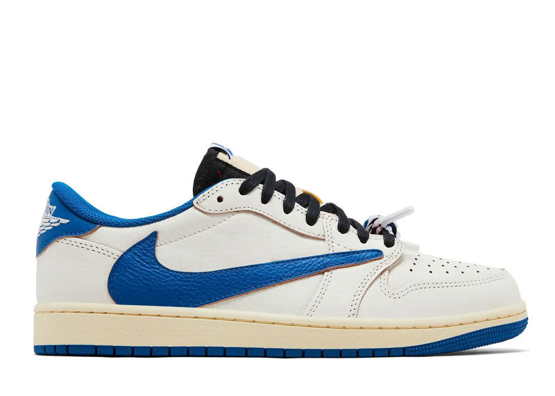 Jordan 1 Retro Low OG SP Fragment x Travis Scott Sail Military Blue