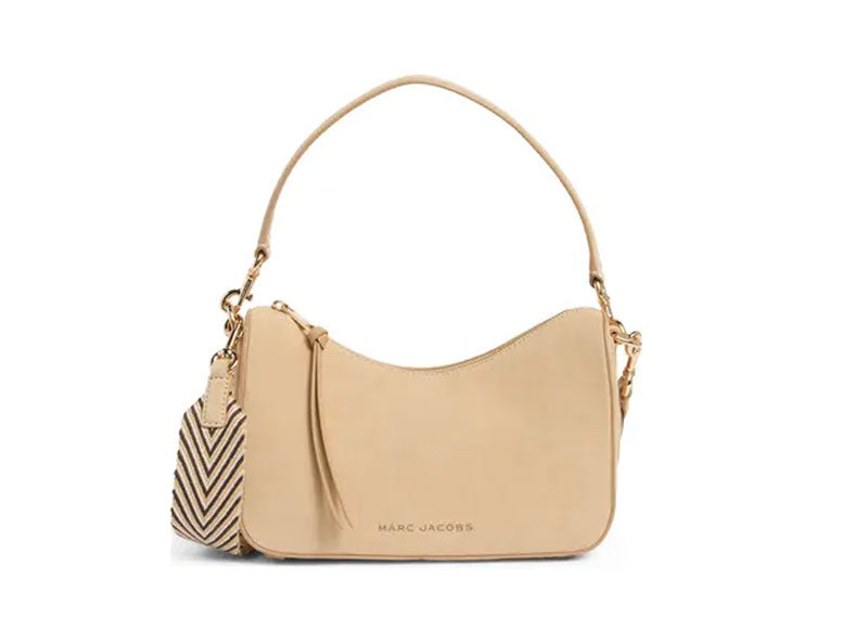 Marc Jacobs Suede Drifter Small Convertible Shoulder Bag Tan