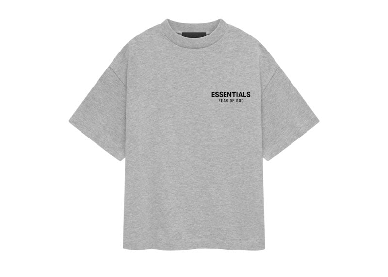 Fear of God Essentials Jersey Crewneck T-Shirt Light Heather Gray