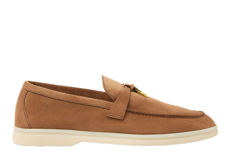 Loro Piana Summer Charms Walk Loafer Suede Colour Vicuna