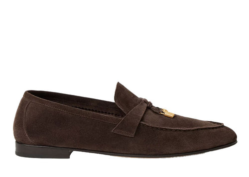 Loro Piana Joan Loafer Calfskin Cedar Bronze