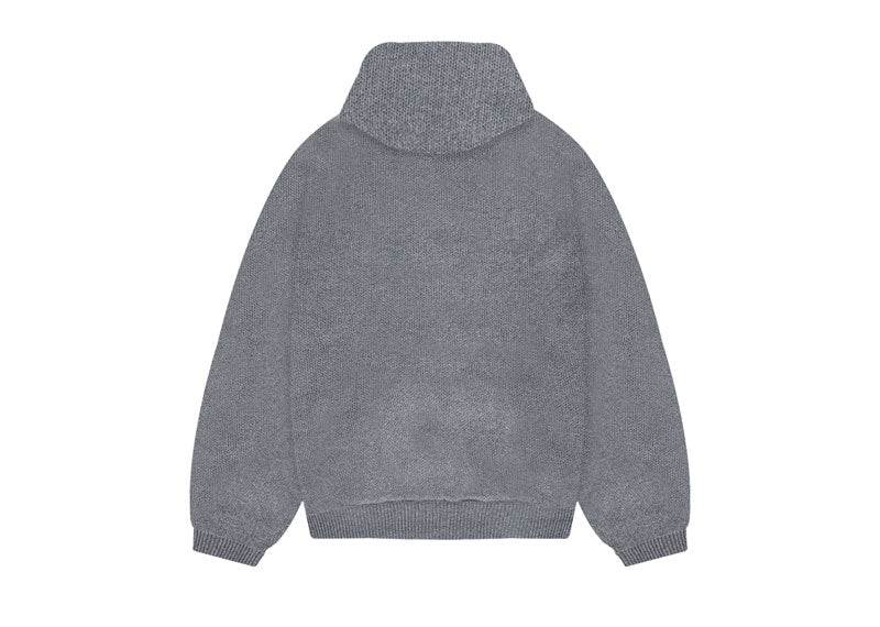 SOUL Knitted Bailey Hoodie Grey