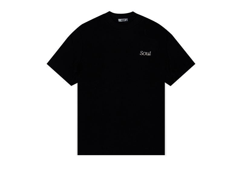 SOUL Premium Waffle T-Shirt Black (SS25)