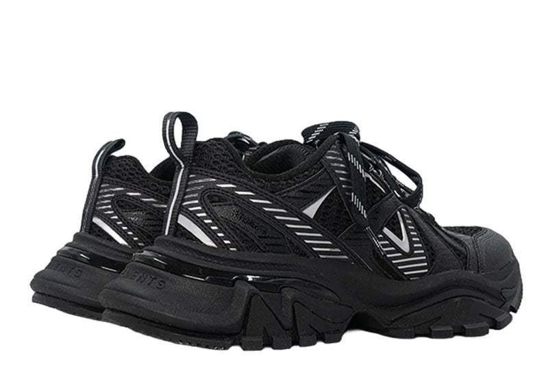 Vetements V2000 Retro Millennial Dad Shoes Triple Black